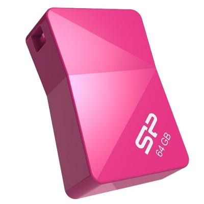 USB флеш накопичувач Silicon Power 64Gb Touch T08 Peach USB 2.0 (SP064GBUF2T08V1H) - зображення 2