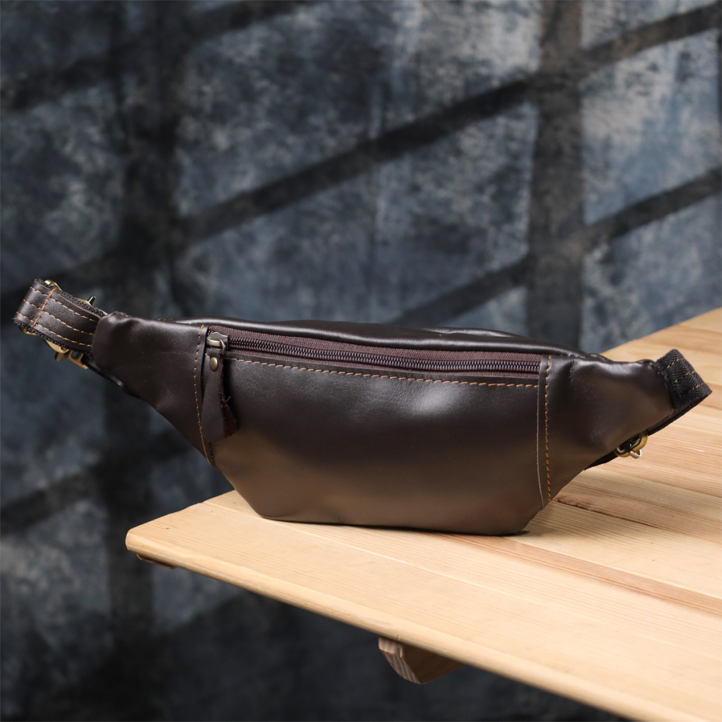 Сумка Shvigel З натуральної шкіри Коричнева (23126) - зображення 9