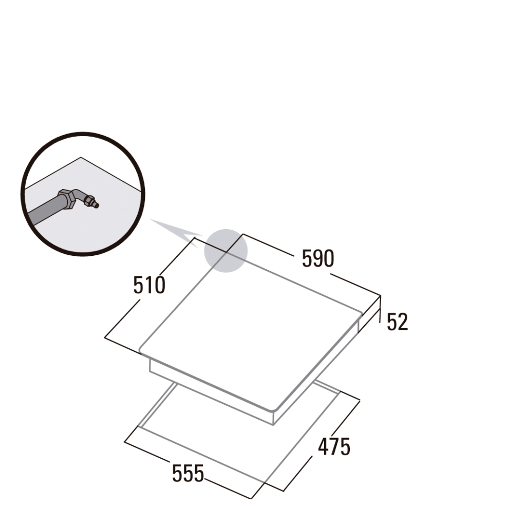 Варочна поверхня Cata CCI 6031 BK - зображення 3