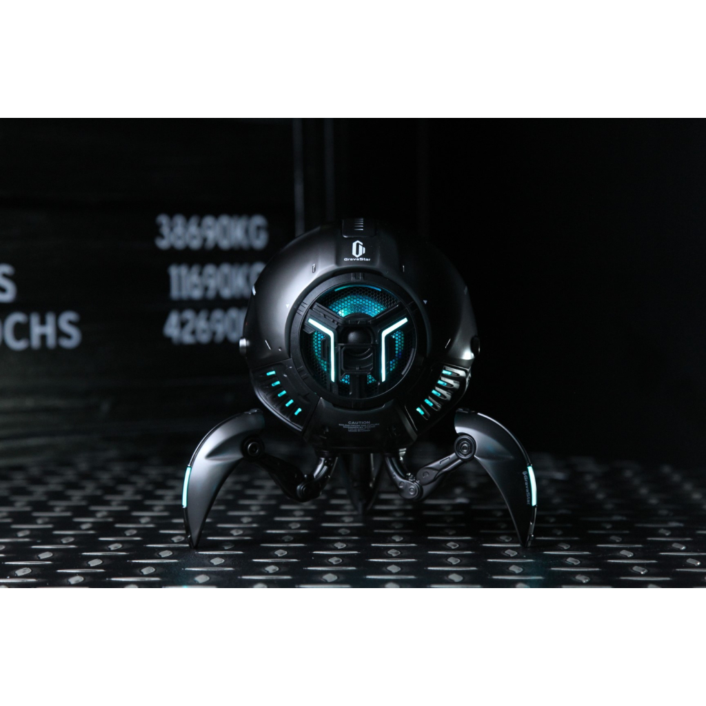 Акустична система GravaStar Mars Pro Zinc Alloy body Bluetooth Black (GRAVASTARG1PRO_BLK) - изображение 2