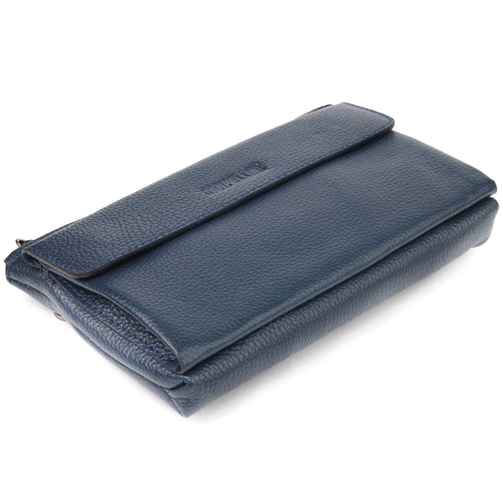 Сумка Canpellini З натуральної шкіри Синя (21550) - зображення 5