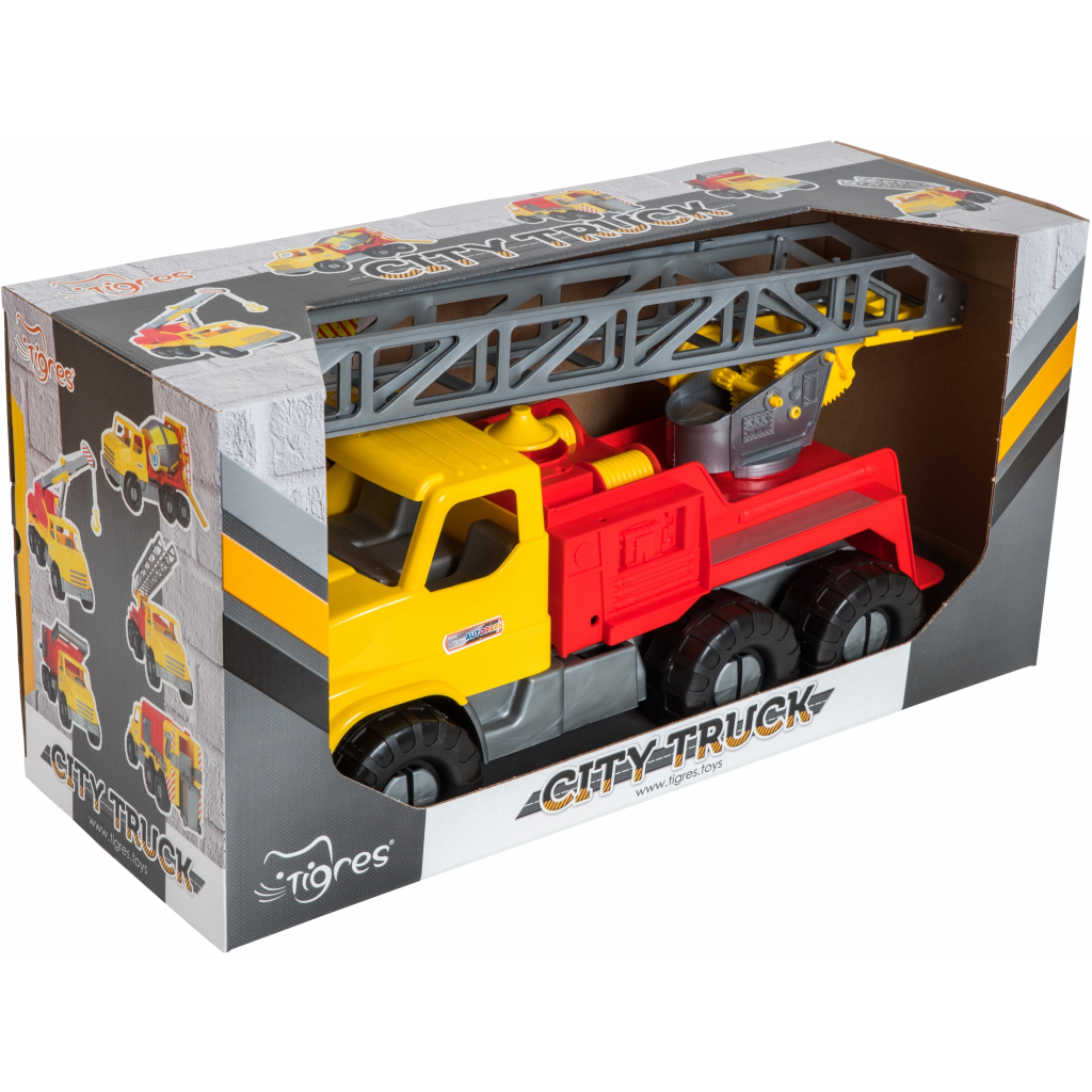 Спецтехніка Tigres Авто "City Truck" пожежна в коробці (39367) - зображення 2