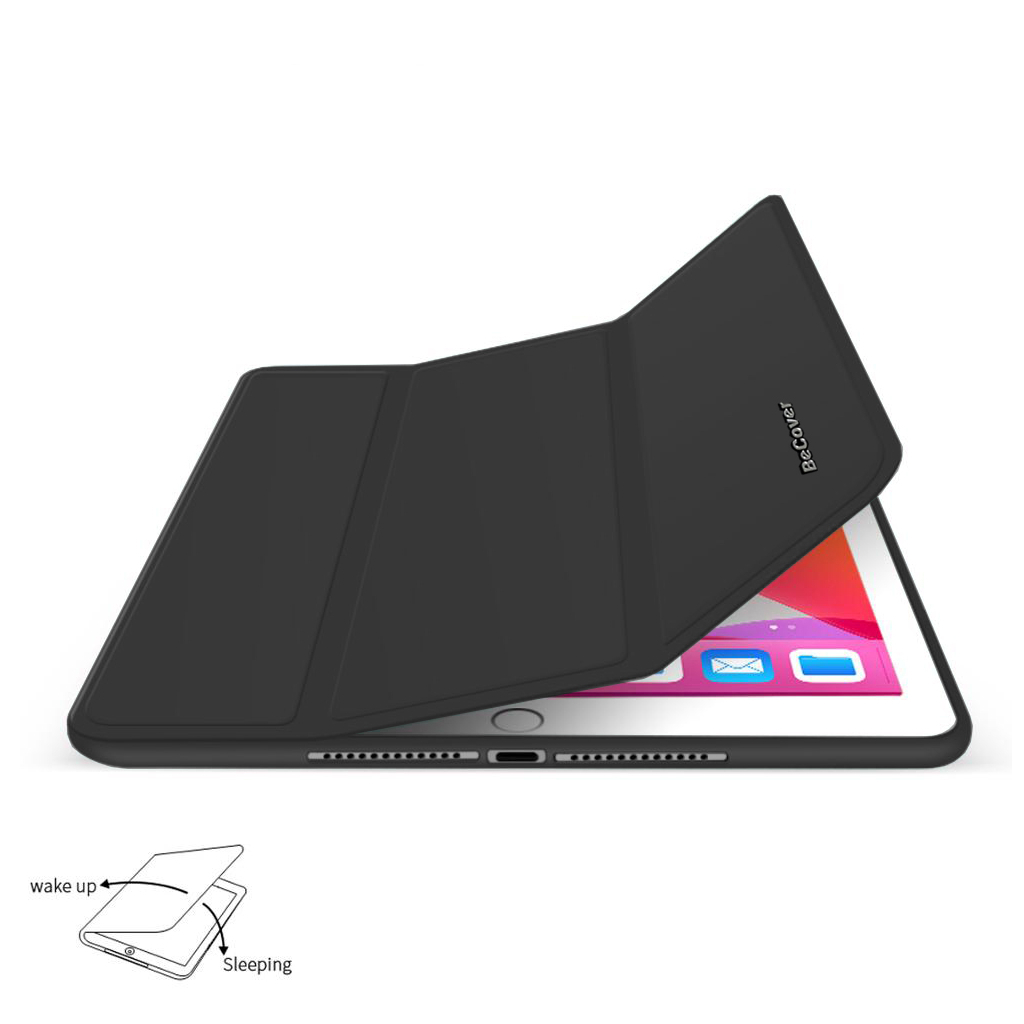 Чохол до планшета BeCover Tri Fold Soft TPU mount Apple Pencil Apple iPad 9.7 2017/2018 A1822/A1823/A1893/A1954 Black (708453) - зображення 4