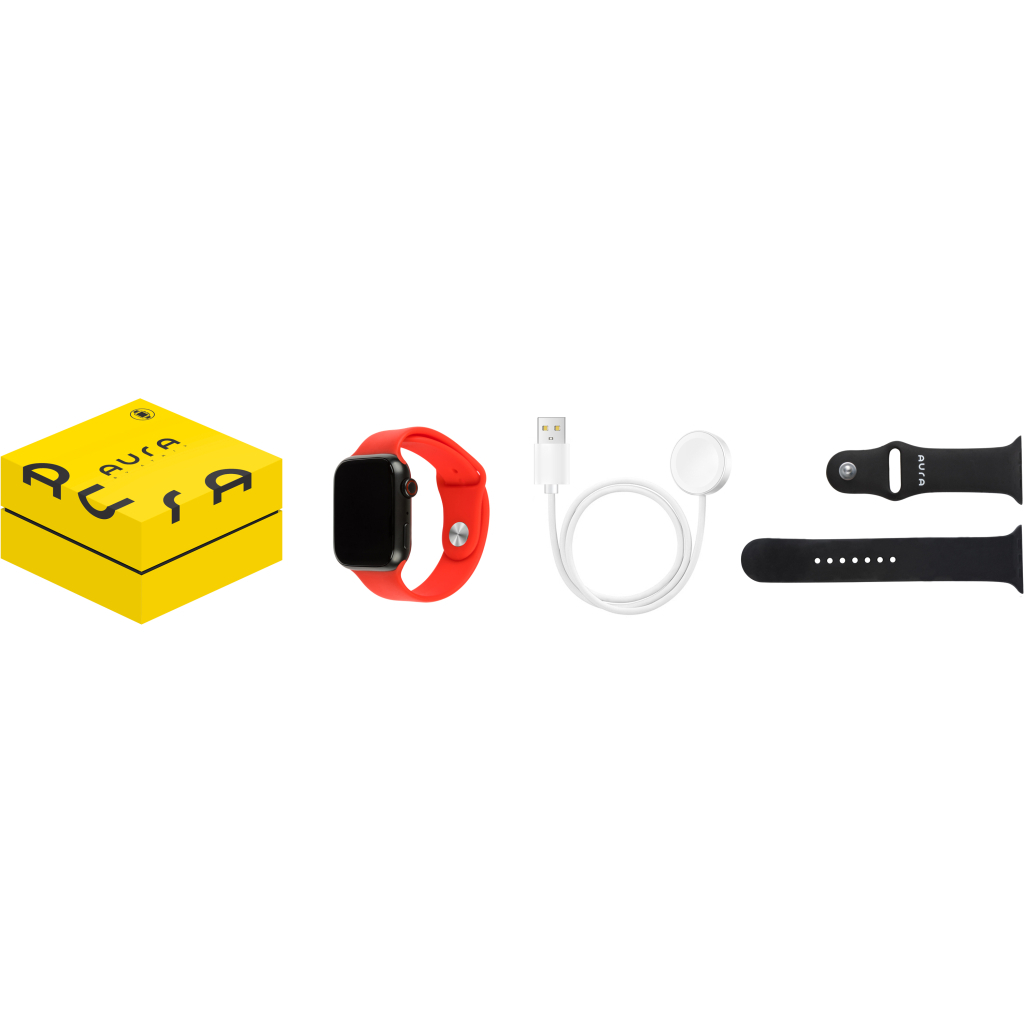 Смарт-годинник AURA X2 Pro 44mm Red (SWAX244R) - зображення 5