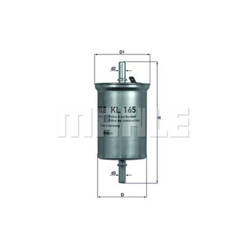 Фільтр паливний Mahle KL165 - зображення 1