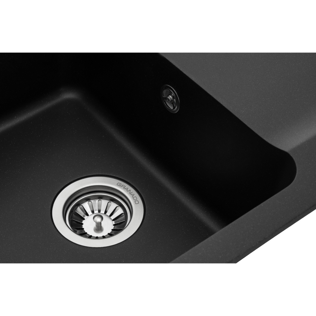 Мийка кухонна GRANADO VIGO black shine (gr1401) - зображення 4
