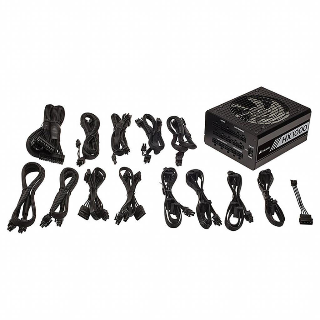 Блок живлення Corsair 1000W HX1000 (CP-9020139-EU) - изображение 5