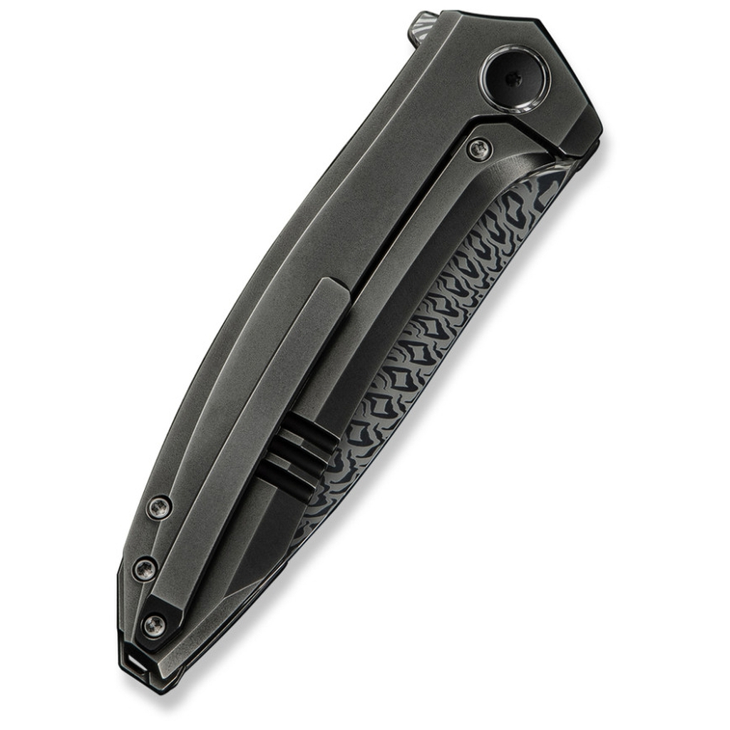 Ніж Weknife Acuminal, Titanium, Damascus (WE23070-DS1) - зображення 7