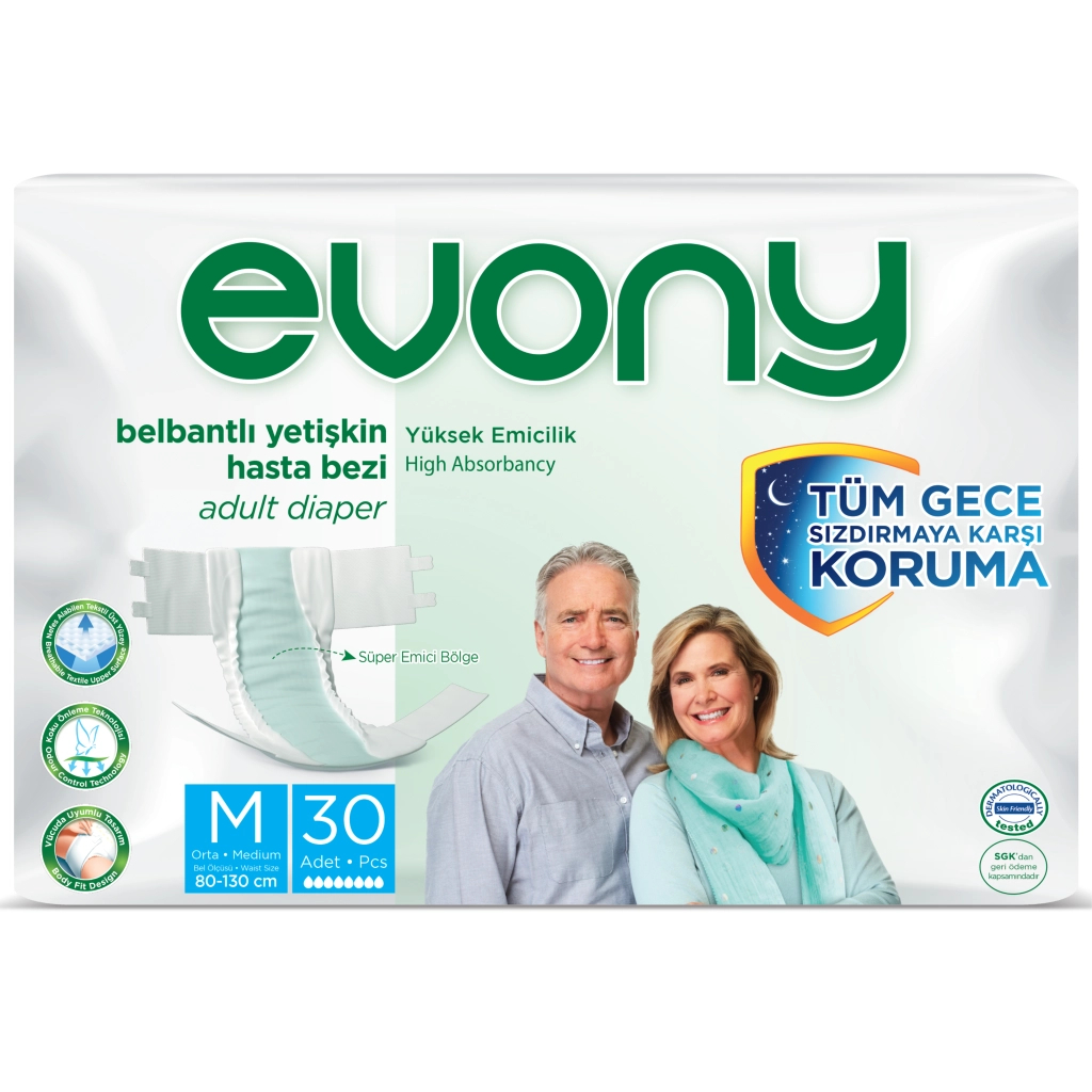 Підгузки для дорослих Evony 2 Medium 30 шт (8690536804061) - зображення 1