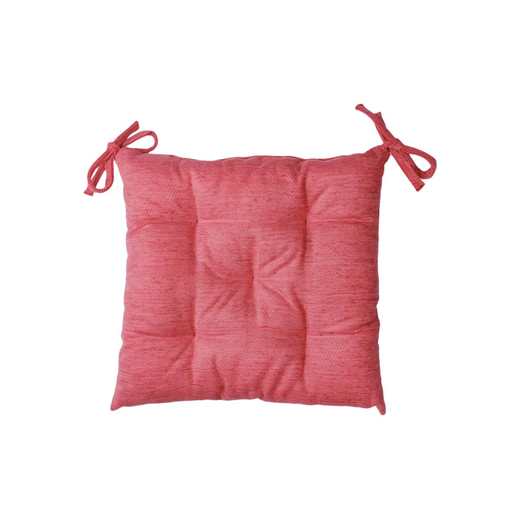Подушка на стілець Прованс CHENILLA Рожева 40х40 (034847) - зображення 1