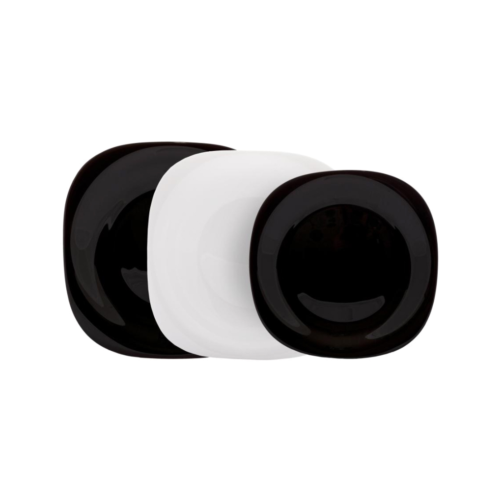 Столовий сервіз Luminarc Carine ЧорнеБіле 18 предметів (N1489) - зображення 1