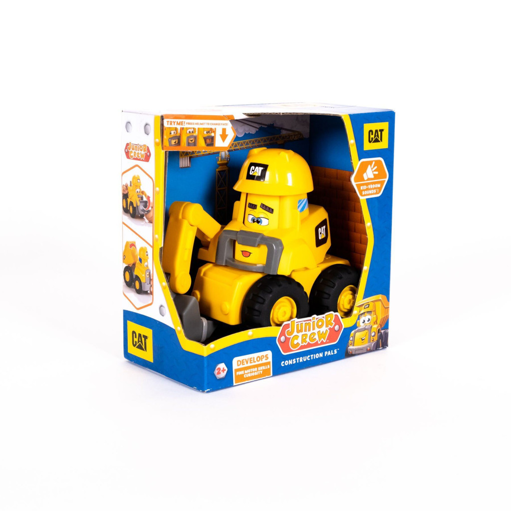 Спецтехніка Funrise Веселі будівельники САТ Екскаватор, 14 см (82446) - зображення 7