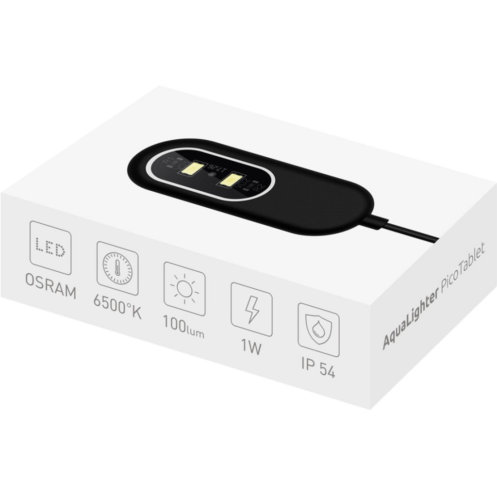 Світильник для акваріума Aqualighter Pico Tablet (для прісноводних акваріумів до 10л) 6500 к чорний (87671) - изображение 3
