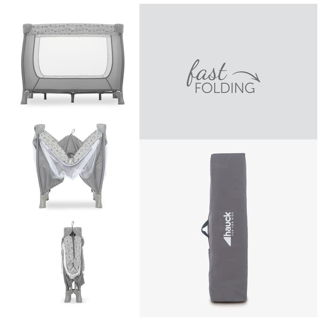 Дитячий манеж Hauck Sleep N Play SQ Nordic Grey (60649-0) - зображення 2