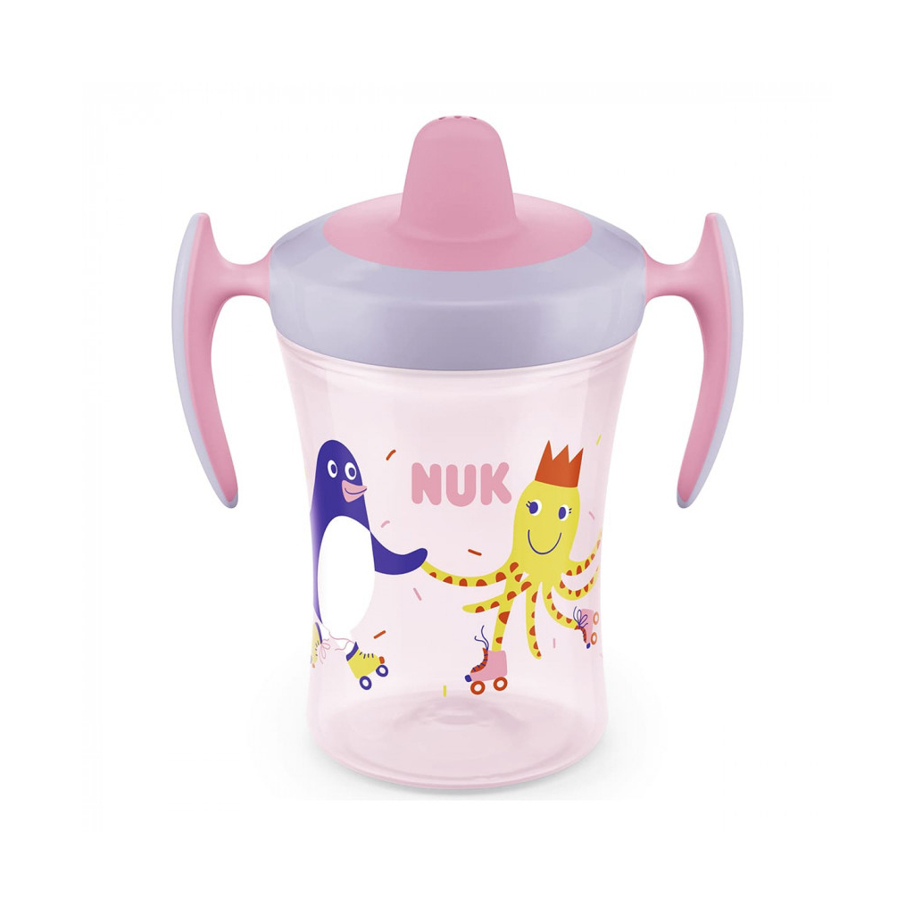 Поїльник-непроливайка Nuk Evolution Trainer Fun 230 мл (3953130) - зображення 3