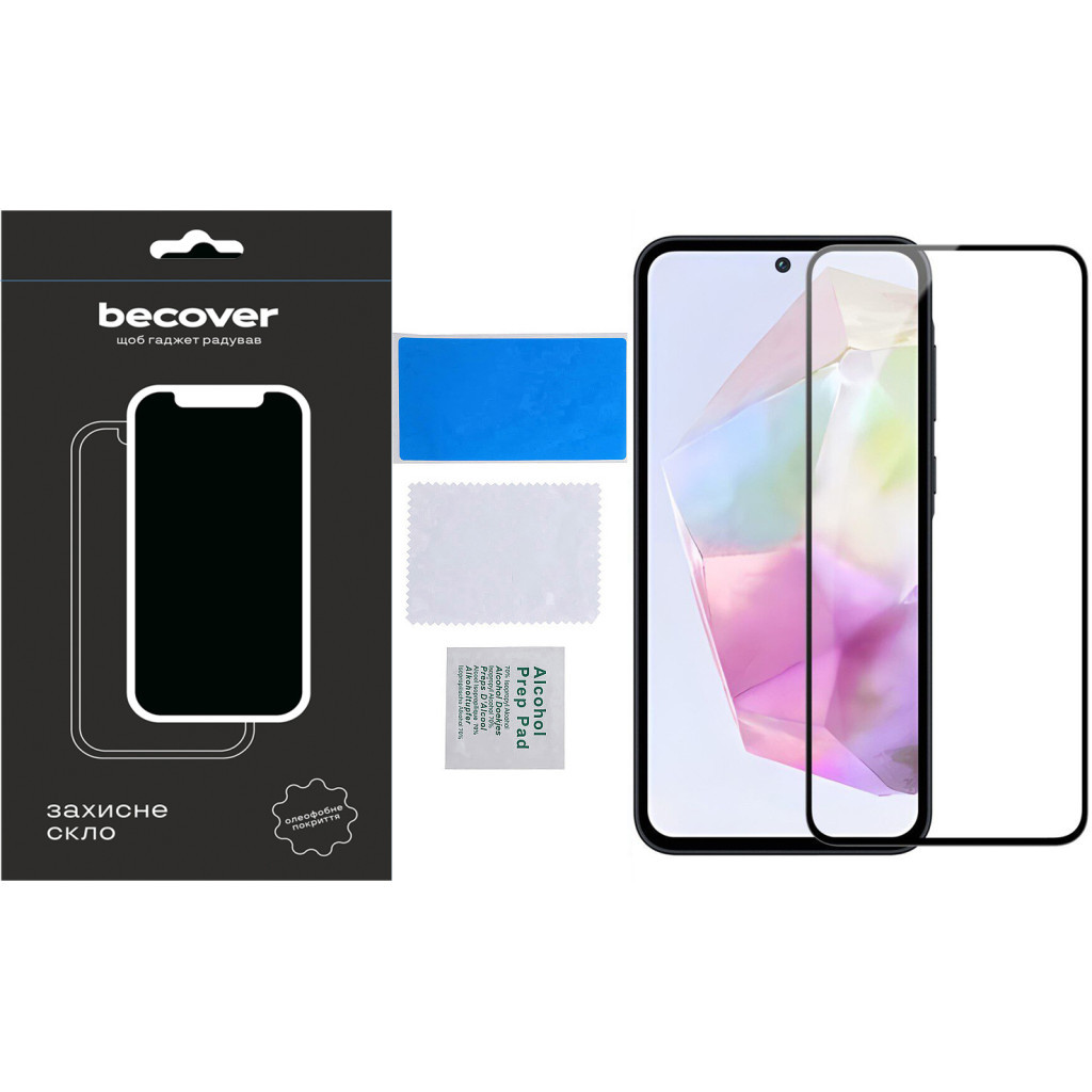 Скло захисне BeCover Samsung Galaxy A35 5G SM-A356 Black (711071) - зображення 4