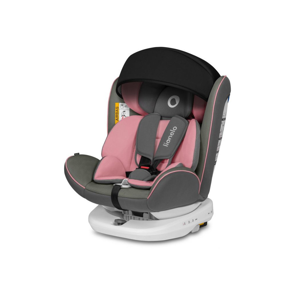 Автокрісло Lionelo Bastiaan Isofix Sporty Black (LO-BASTIAAN PINK SPORTY BLACK) - зображення 3