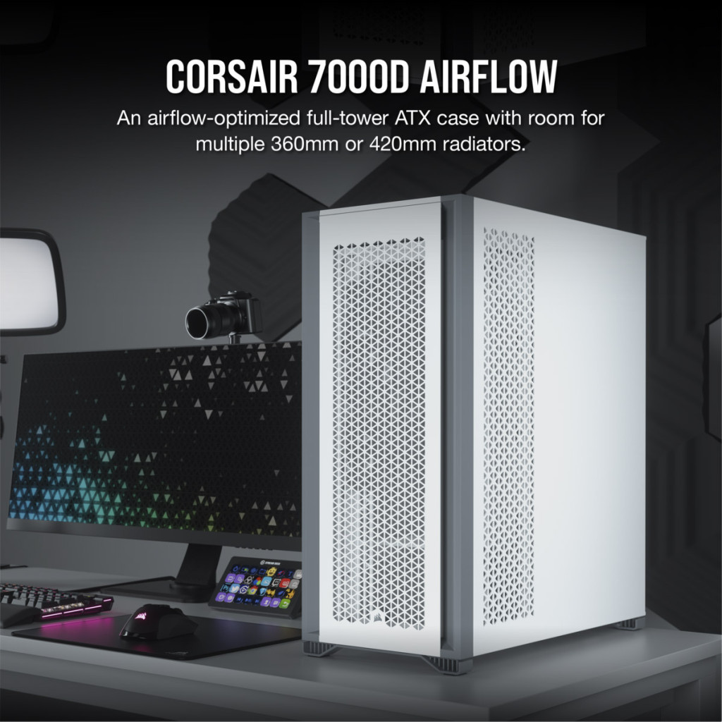 Корпус Corsair 7000D AIRFLOW White (CC-9011219-WW) - зображення 10