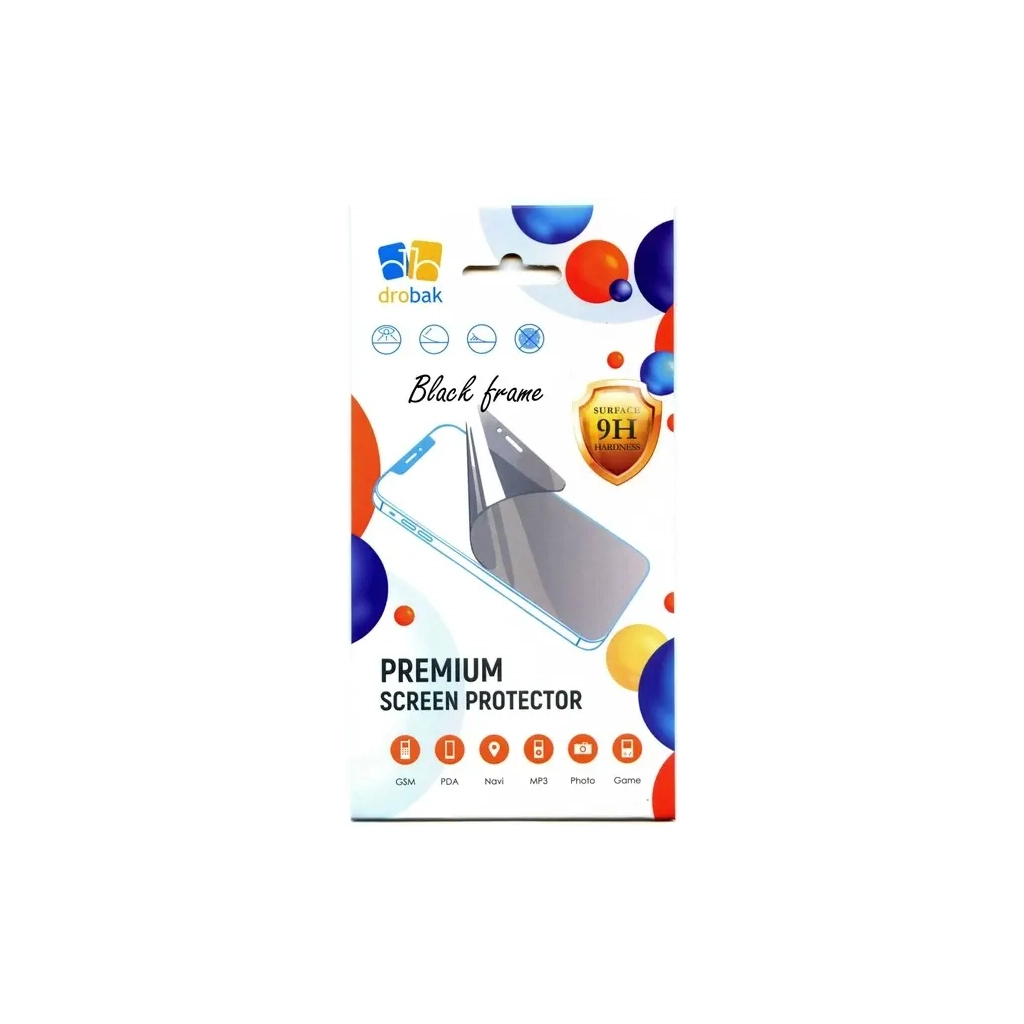 Скло захисне Drobak Tecno Camon 20 Pro Blak Frame A+ (676726) (676726) - зображення 1