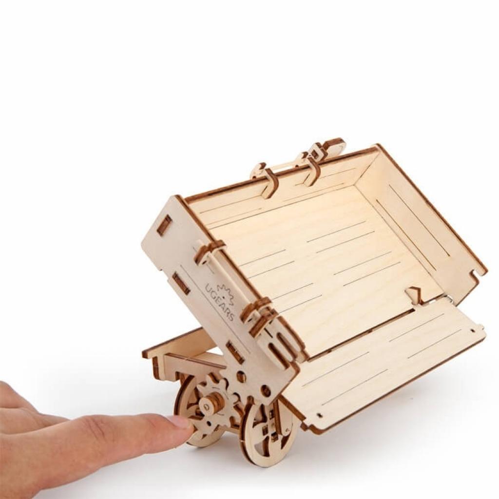 Збірна модель Ugears механічний Причеп до трактора (70006) - зображення 7