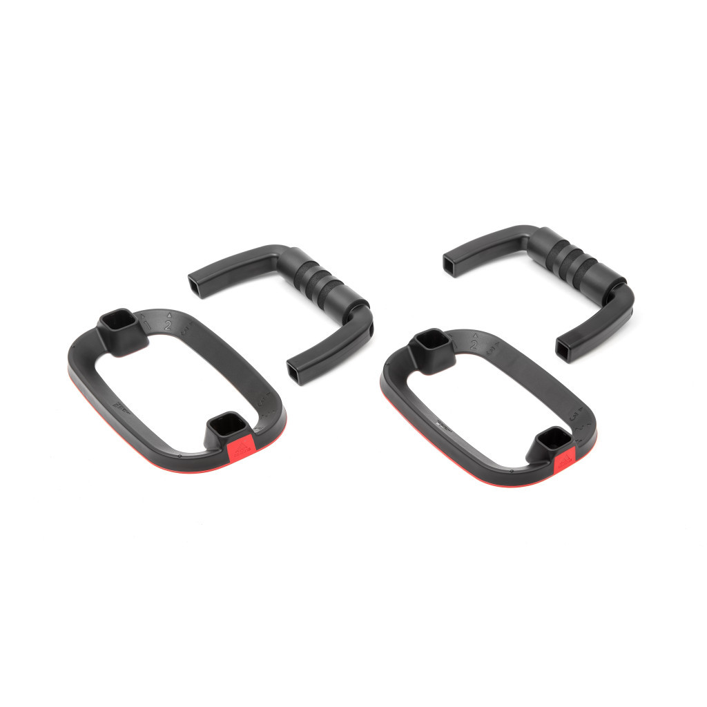 Упори для віджимань Adidas Performance Push Up Bars ADAC-12232 Чорний/Червоний (885652021579) - зображення 3