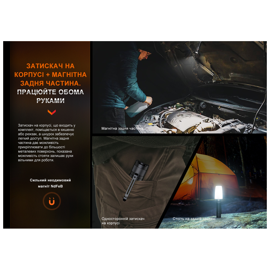 Ліхтар Fenix E35R блакитний (E35Rblue) - зображення 10