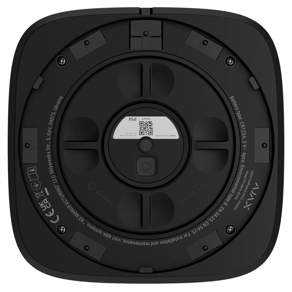 Сирена Ajax EN54 FireProtect VAD black - зображення 4