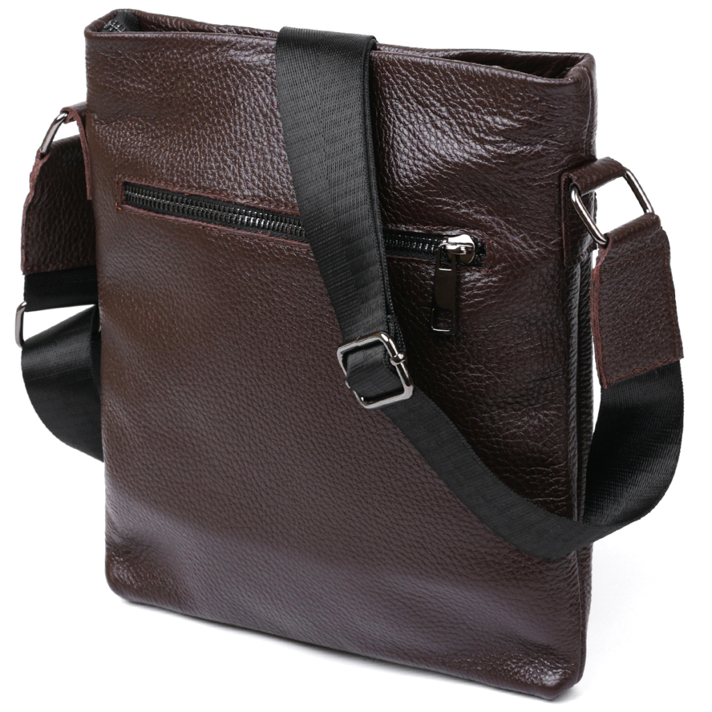 Сумка Shvigel Шкіряна через плече Коричнева (11601) - зображення 2