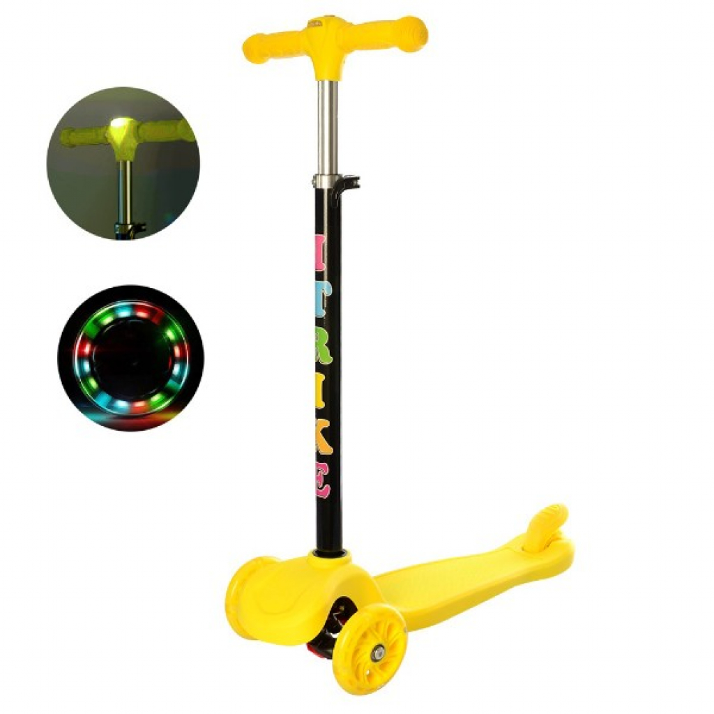 Самокат iTrike Mini BB yellow (BB 3-026-L yellow) - зображення 2