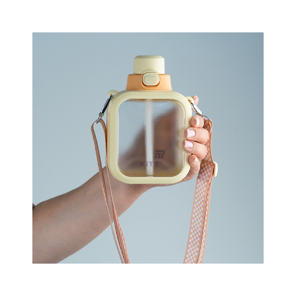 Пляшка для води Kite 700 мл жовта (K25-1237-1) - зображення 6