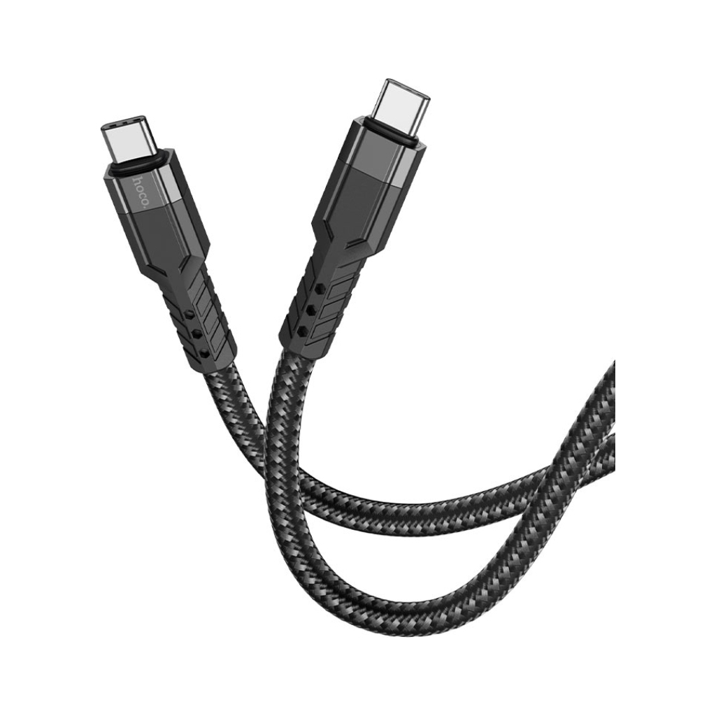 Дата кабель USB-C to USB-C 1.2m 60W U110 black HOCO (6931474770622) - зображення 2