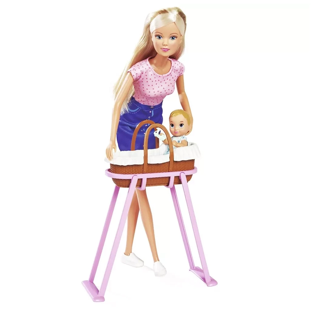 Лялька Simba набір Штеффі Час з малюком, з аксесуарами (5733706) - зображення 2