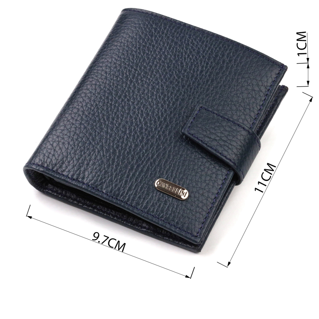 Гаманець Canpellini З натуральної шкіри Синій (21746) - зображення 3