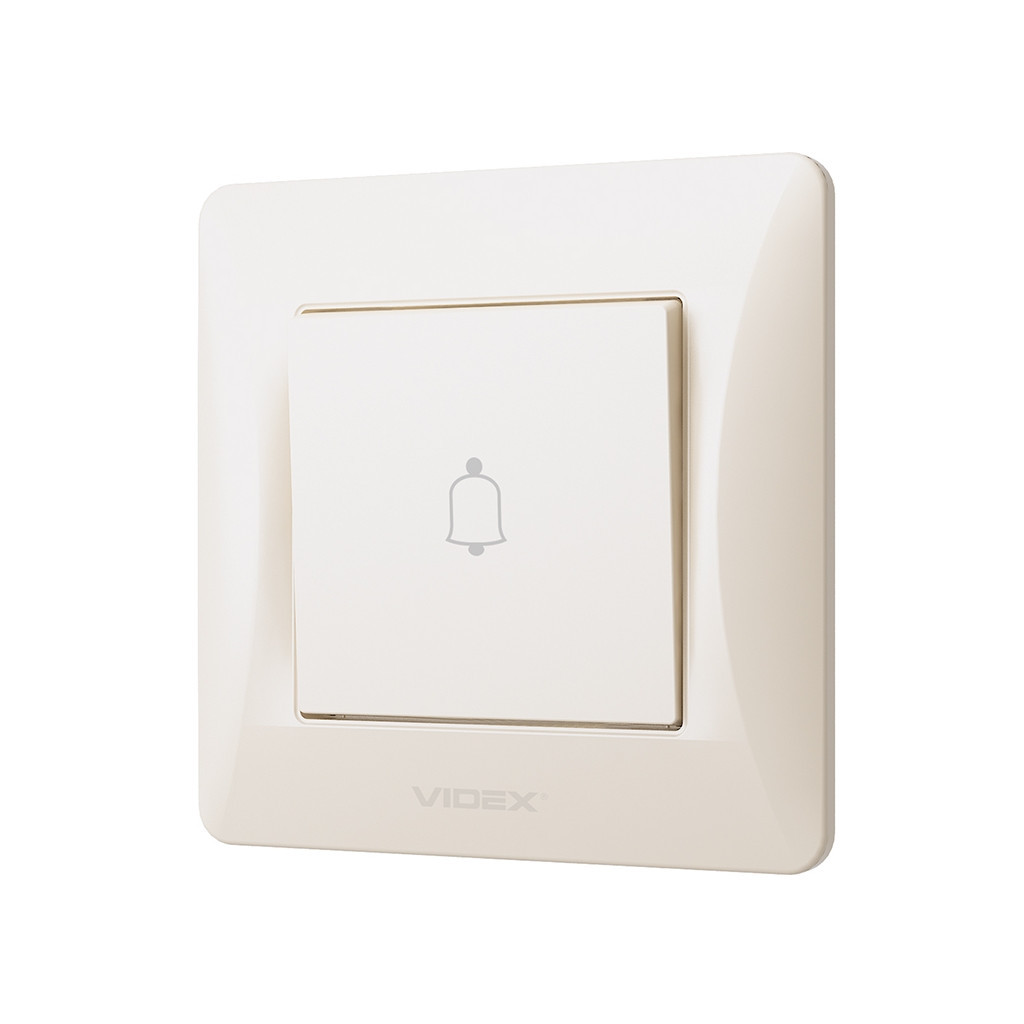 Кнопка дзвінка Videx BINERA 1кл кремова (VF-BNDB1-CR) - зображення 2