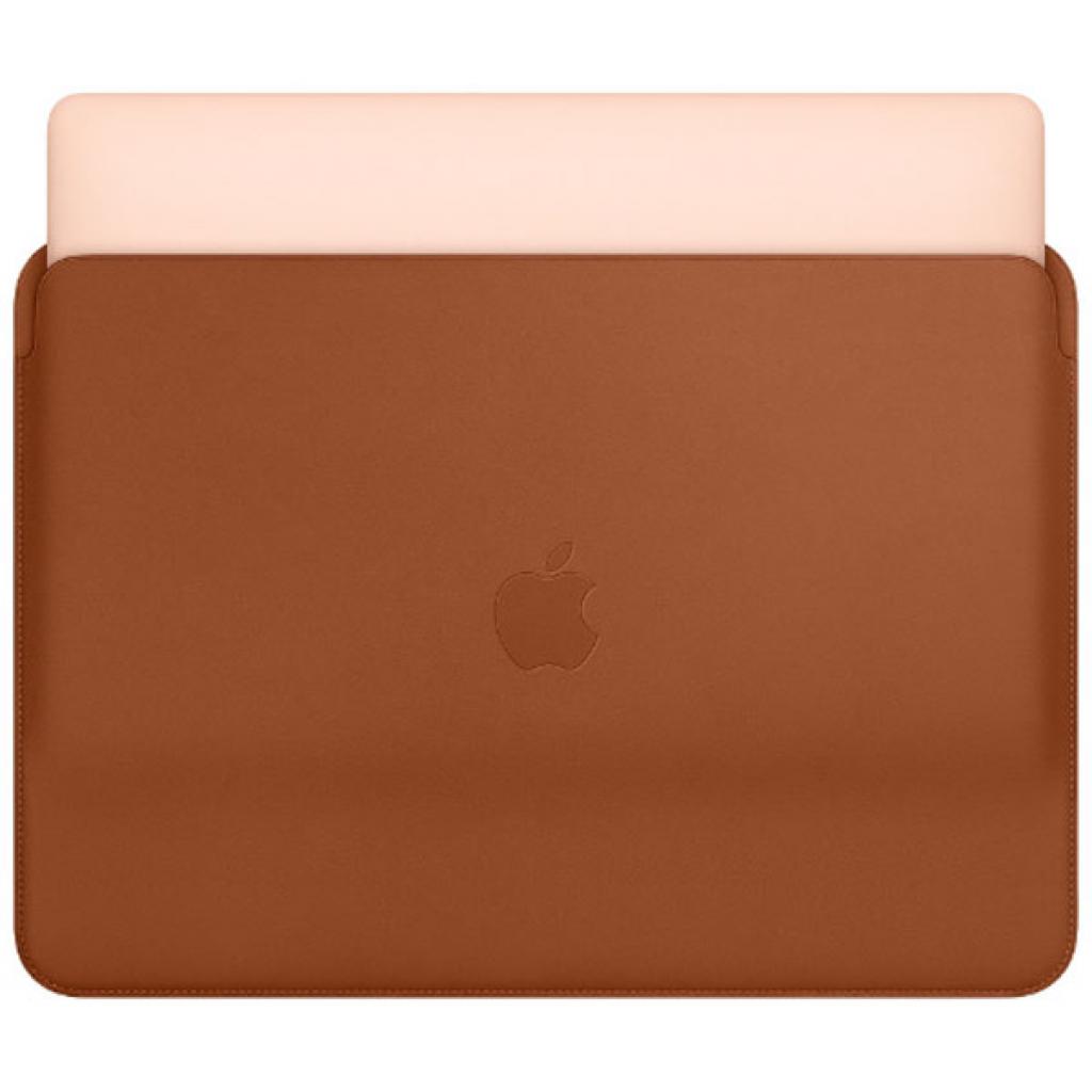 Чохол до ноутбука Apple 13" MacBook Pro, Leather Sleeve, Saddle Brown (MRQM2ZM/A) - зображення 3