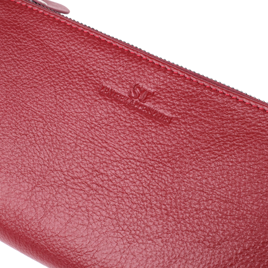 Гаманець ST Leather Шкіряний Бордовий (23108) - зображення 5