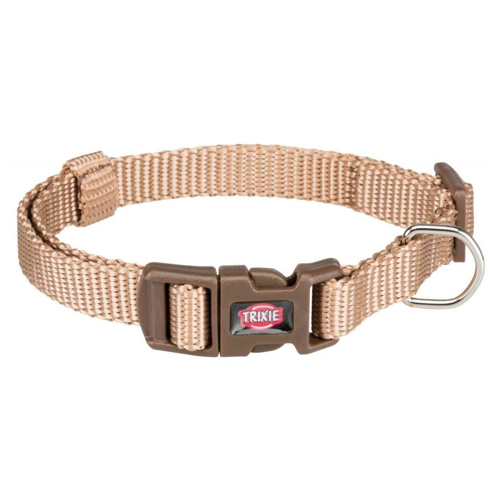 Нашийник для тварин Trixie Premium нейлон L–XL 40–65 см/25 мм карамель (4053032020603) - зображення 1