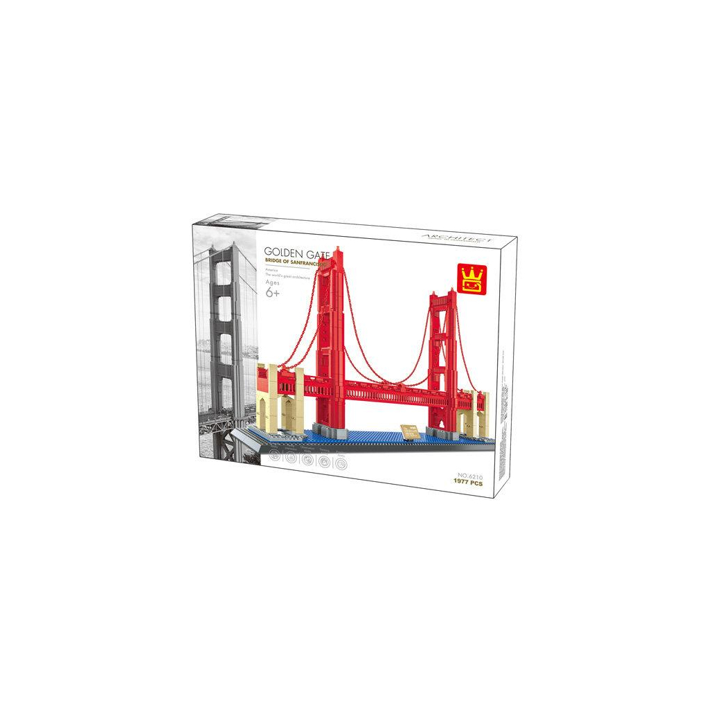 Конструктор Wange Міст Золота Брама, США (WNG-6210) - зображення 3