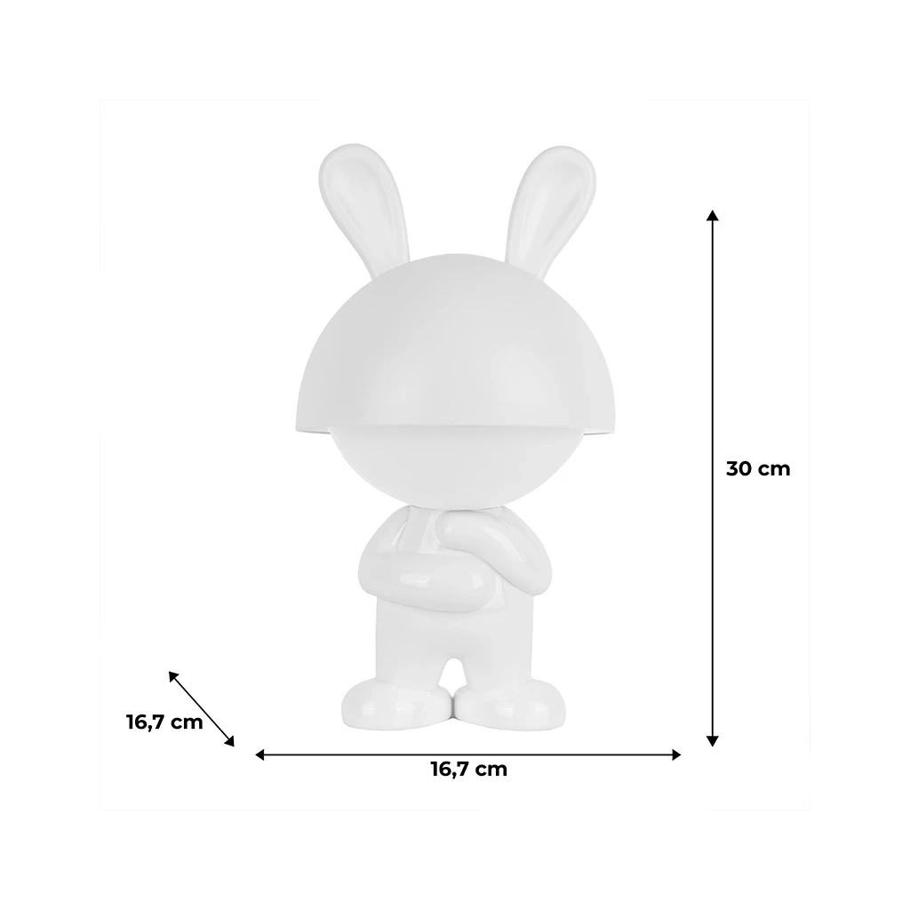 Нічник Kite Світильник LED з акумулятором Dreamy Bunny, білий (K25-315-1-1) - зображення 6