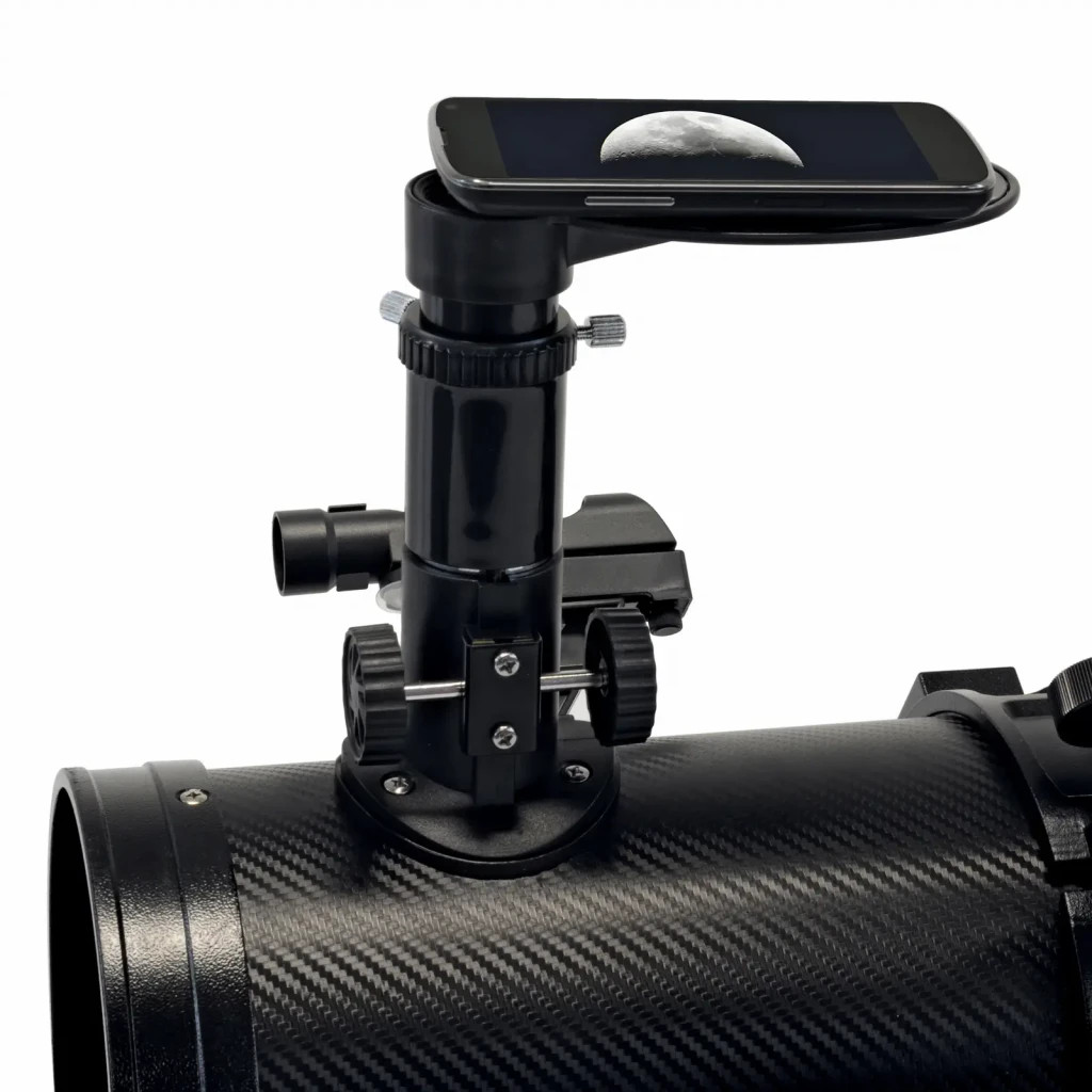 Телескоп Bresser Pollux 150/1400 EQ3 Solar Carbon + сонячний фільтр + адаптер (922305) - зображення 2