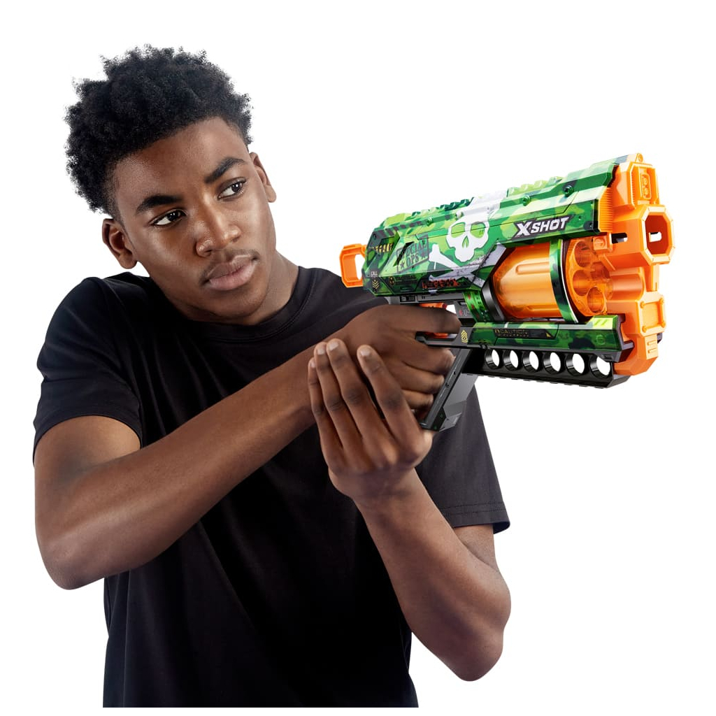 Іграшкова зброя Zuru X-Shot Швидкострільний бластер Skins Griefer Camo (12 патронів) (36561H) - зображення 7