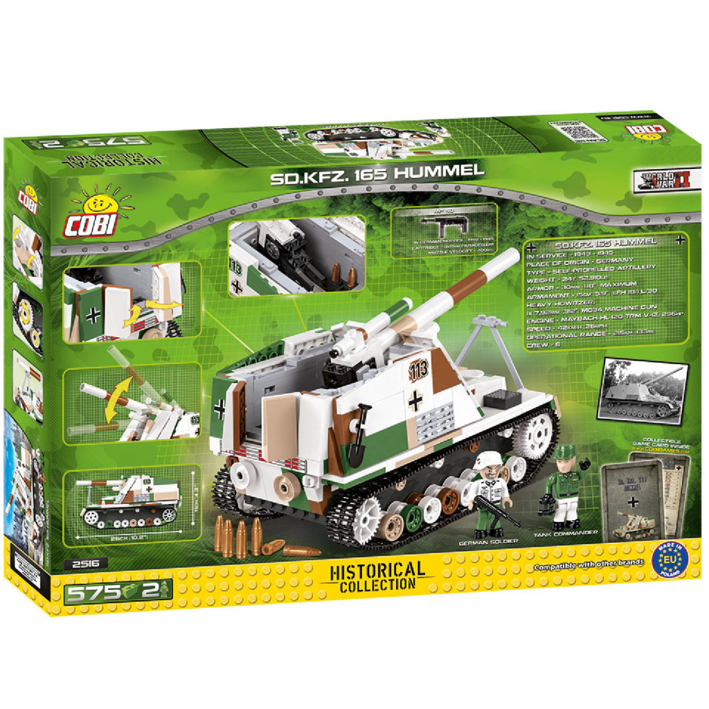 Конструктор Cobi САУ Хуммель 575 деталей (COBI-2516) - зображення 6