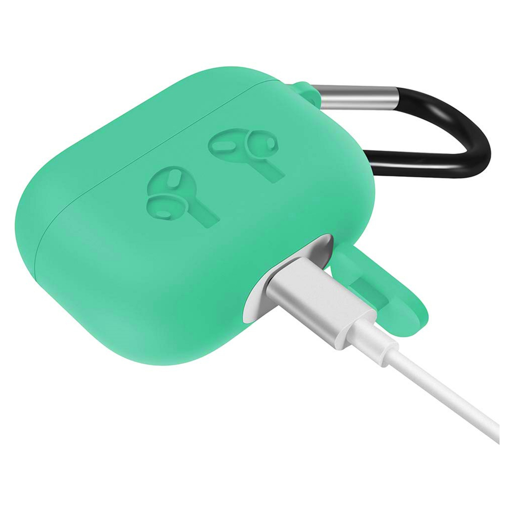Чохол для навушників BeCover Silicon Protection для Apple AirPods Pro Green (704498) - зображення 3