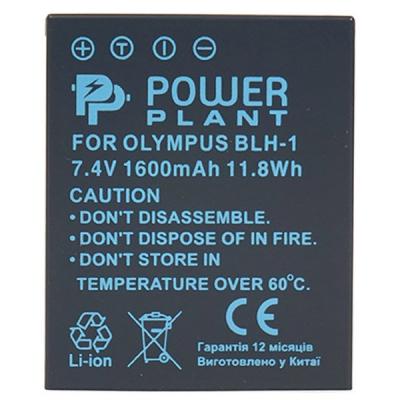 Акумулятор до фото/відео PowerPlant Olympus BLH-1 1600mAh (CB970148) - зображення 3