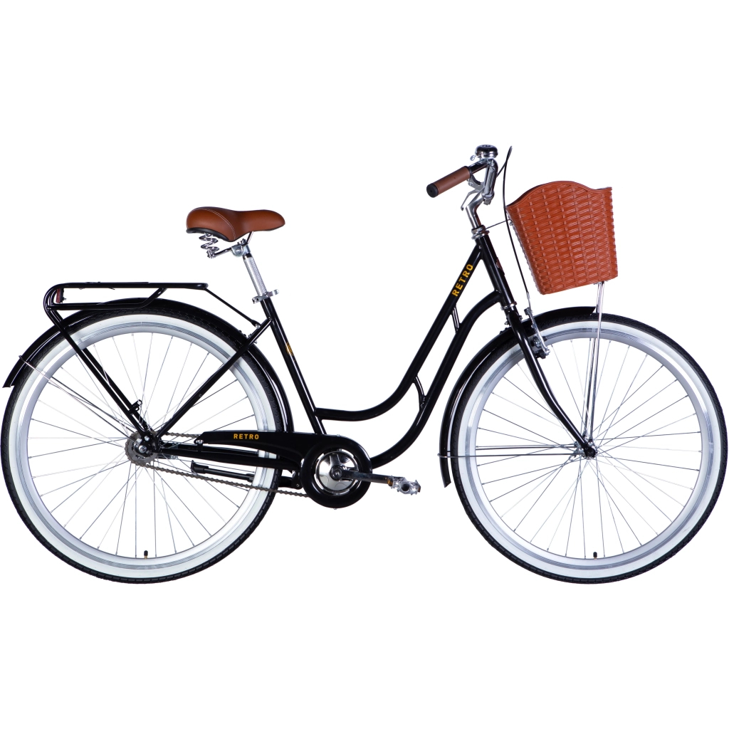 Велосипед Dorozhnik 28" Retro Velosteel рама-19" чорний 2025 (OPS-D-28-431) - зображення 1
