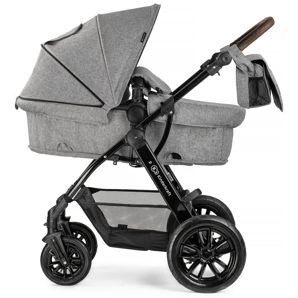 Коляска Kinderkraft 3 в 1 Moov Gray Melange (KKWMOOVGRYM0NC) (5902533915019) - зображення 12