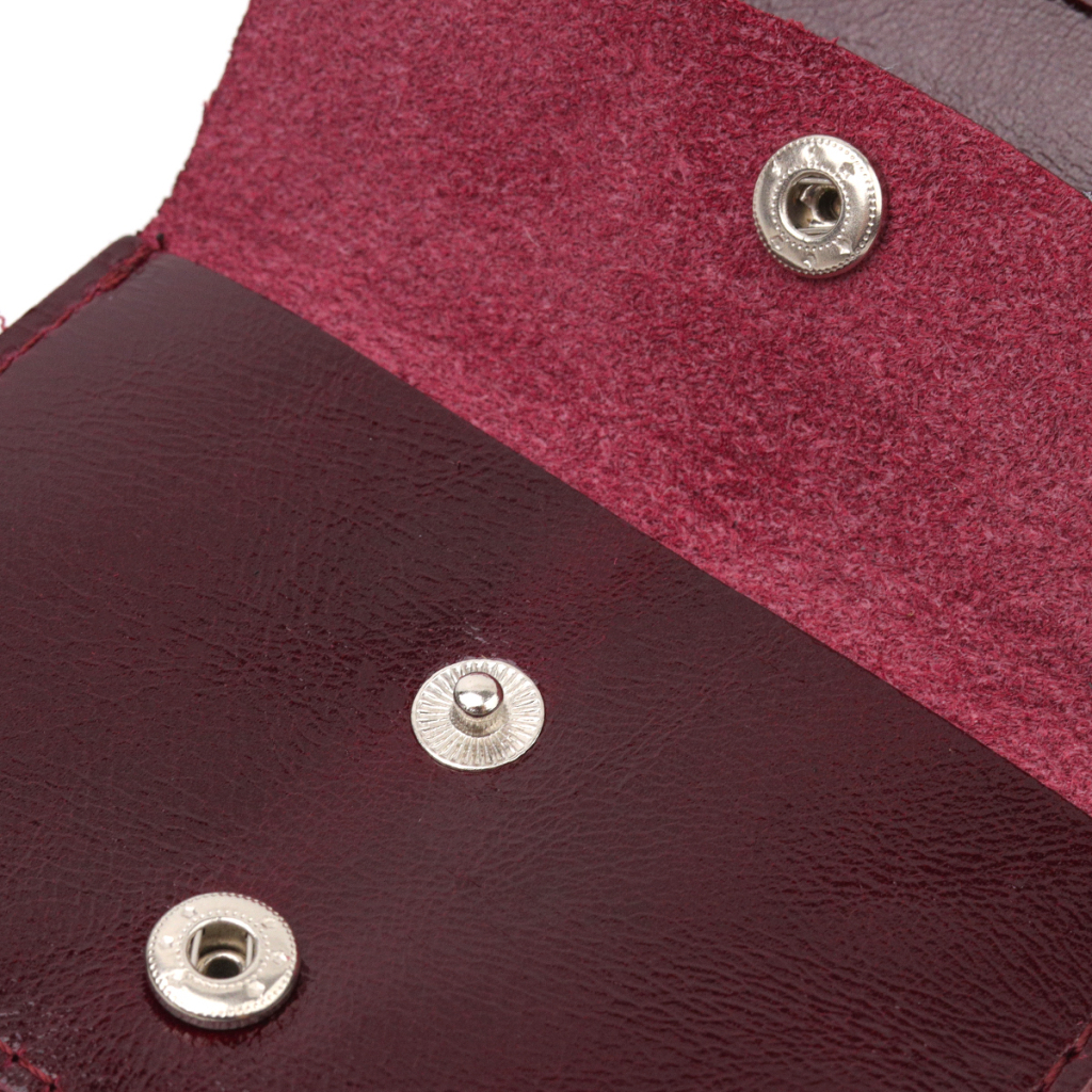 Портмоне Shvigel Шкіряне Вишневе (16609) - зображення 5