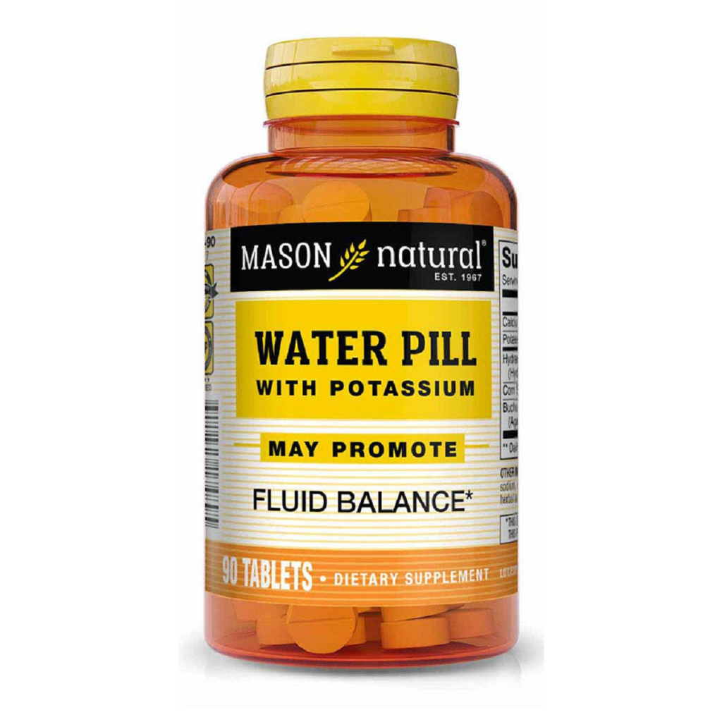 Вітамінно-мінеральний комплекс Mason Natural Сечогінні таблетки з калієм, Water Pill With Potassium, 90 т (MAV-17489) - зображення 1