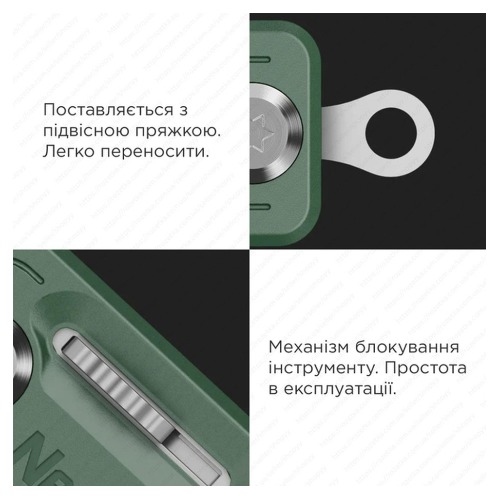 Мультитул NexTool Multi Functional Knife зелений (NE20098) - зображення 5