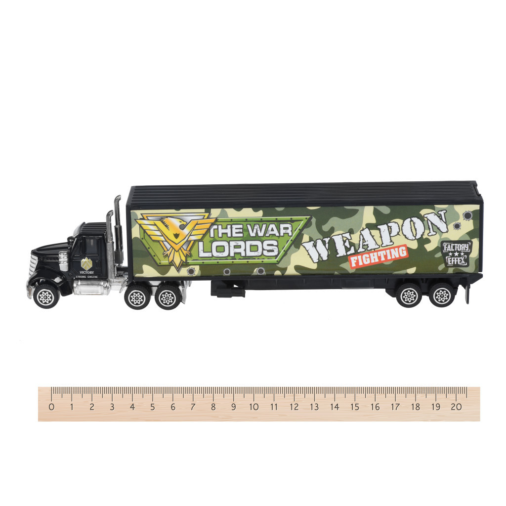 Спецтехніка Same Toy Diecast Грузовик с танками (SQ80956-8Ut) - зображення 3